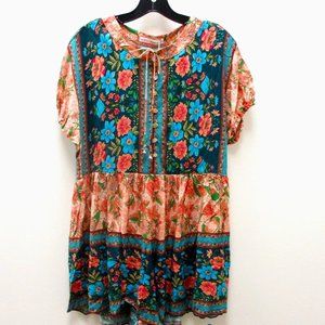 NEW-w/TAGS! STUNNING Saints + Secrets Floral Romper, Small